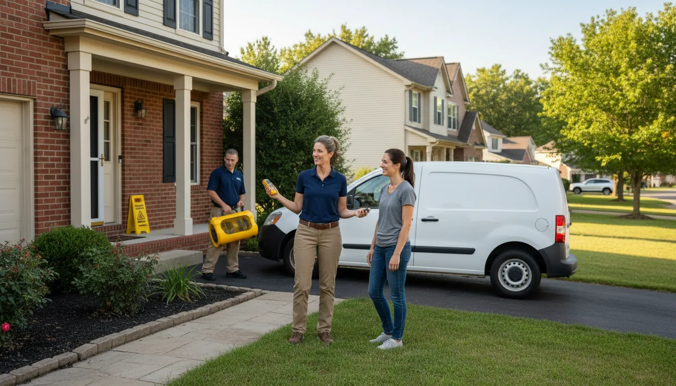 Residential water damage restoration in Tigard, OR